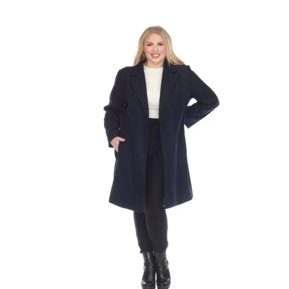 White Mark White Mark Plus Size Classic W Navy 2X